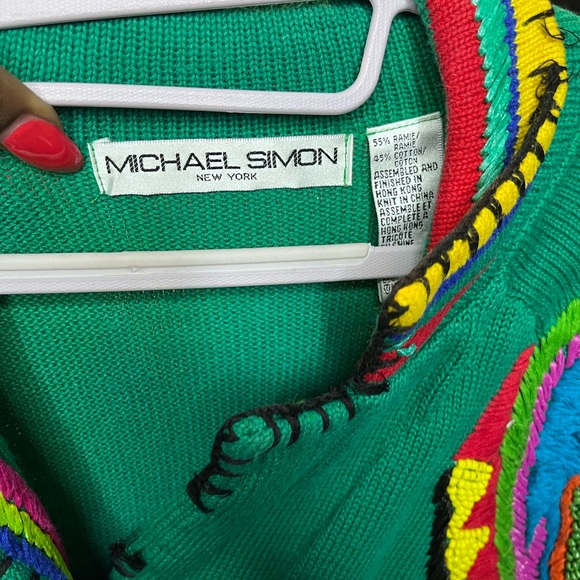 Colorful Embroidered Sweater - Picture 6 of 6